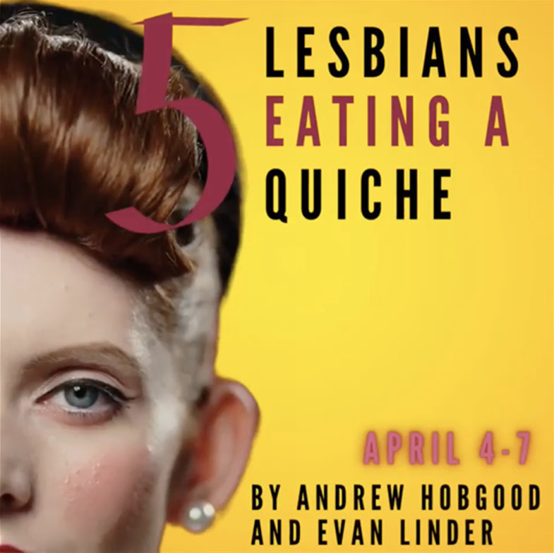 5 Lesbians Eating A Quiche poster